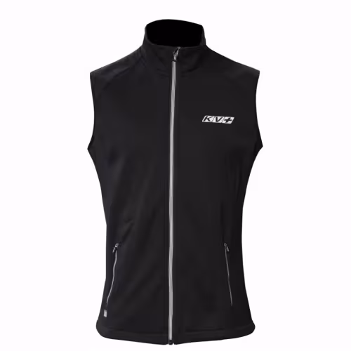 Жилет спортивный KV+ Cross Bib & Brace, ткань полиэстер, черный, размер L