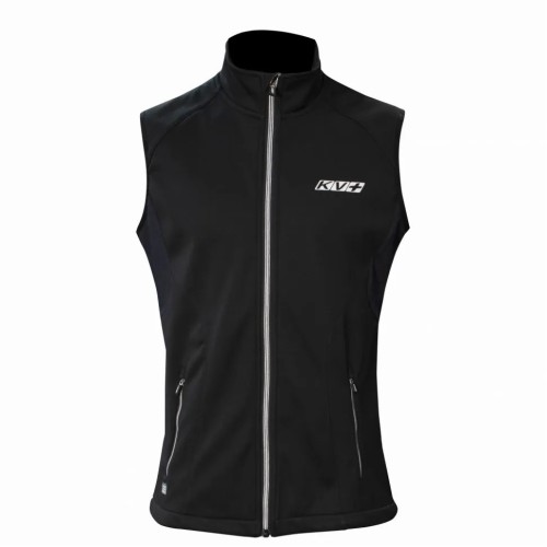 Жилет спортивный KV+ Cross Bib & Brace, ткань полиэстер, черный, размер L