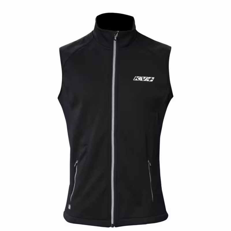 Жилет спортивный KV+ Cross Bib & Brace, ткань полиэстер, черный, размер L