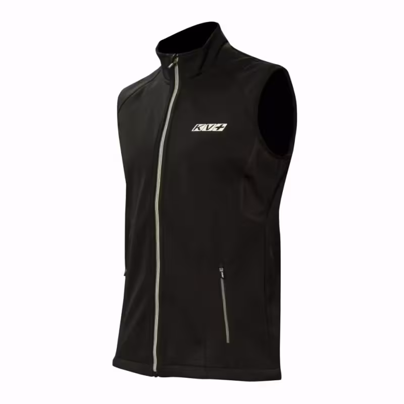 Жилет спортивный KV+ Cross Bib & Brace, ткань полиэстер, черный, размер M