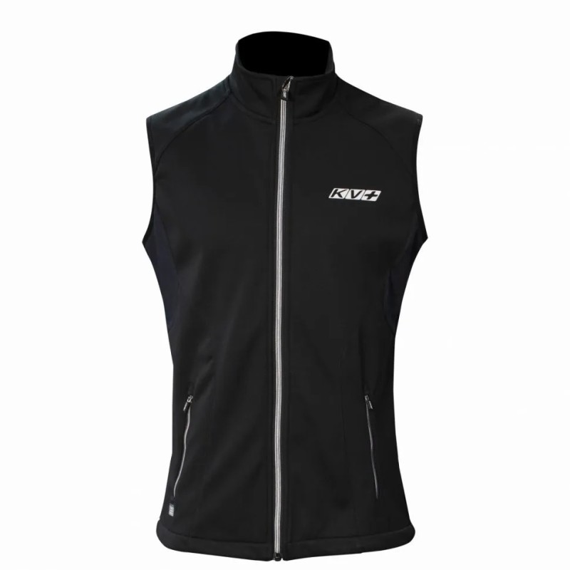Жилет спортивный KV+ Cross Bib & Brace, ткань полиэстер, черный, размер XL
