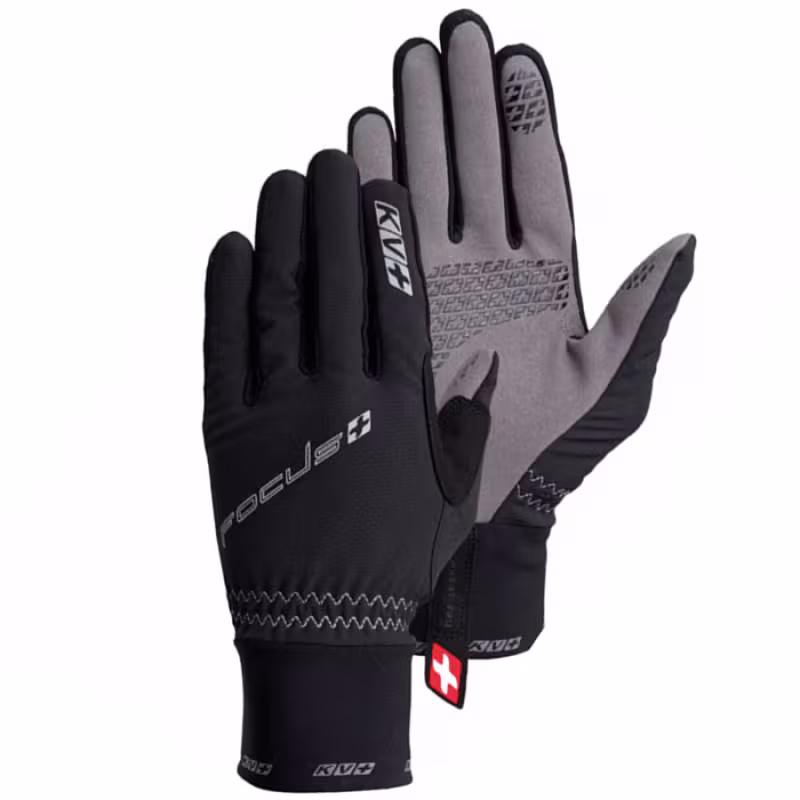 Перчатки KV+ XC Focus Pro Wind Tech, мембрана, черный, размер M