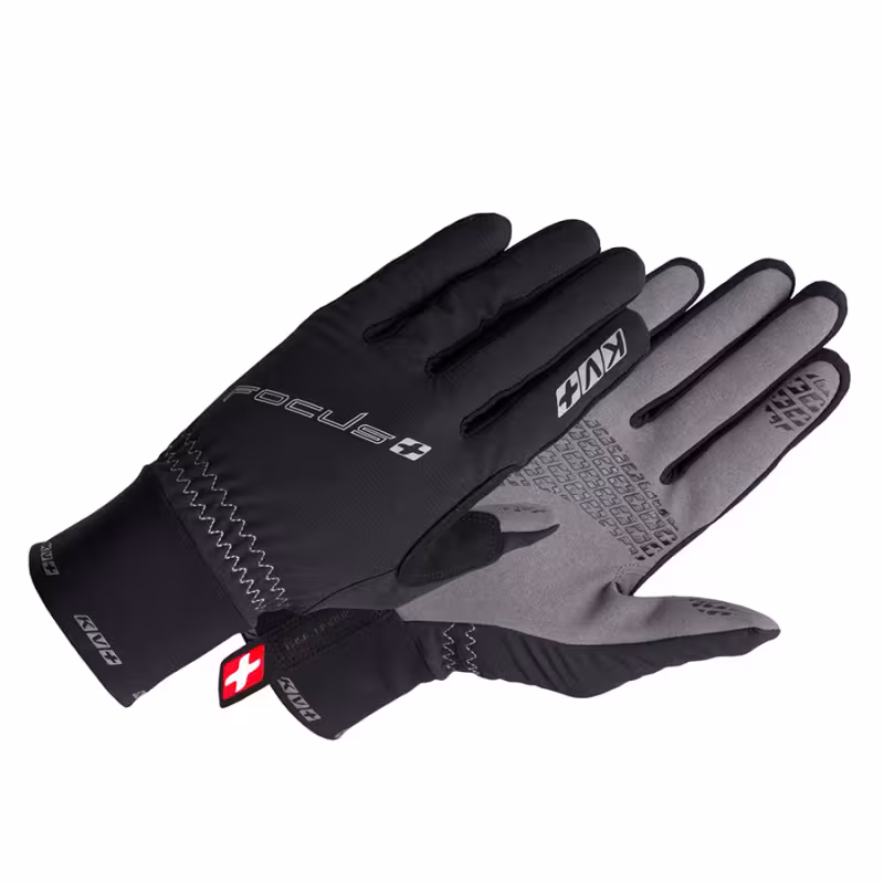 Перчатки KV+ XC Focus Pro Wind Tech, мембрана, черный, размер XXL