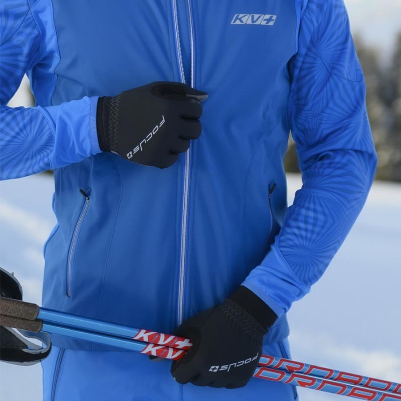 Перчатки KV+ XC Focus Pro Wind Tech, мембрана, черный, размер XXL