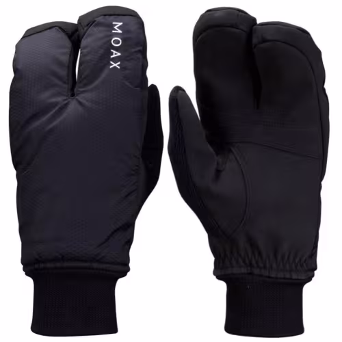 Варежки-лобстеры Moax Sport Split, полиамид, черный, размер 12
