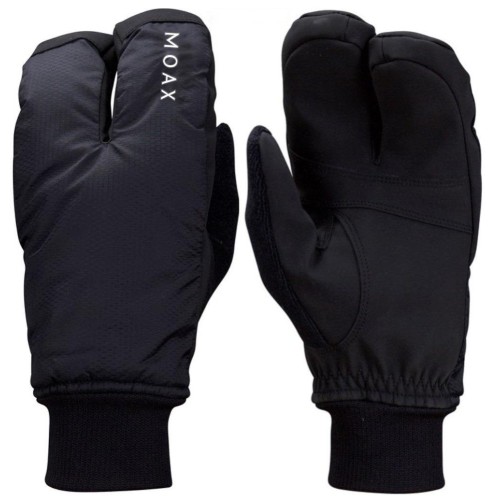 Варежки-лобстеры Moax Sport Split, полиамид, черный, размер 12