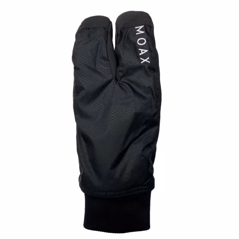 Варежки-лобстеры Moax Sport Split, полиамид, черный, размер 8