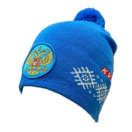 Шапка KV+ Fiocco 22A13.107.RUS, синий, размер единый