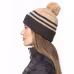 Шапка Moax Blizzard 23631M/20300, акрил, черный/бежевый, размер 56