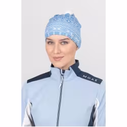 Шапка Moax Tista SW46803/70511P, полиэстер, голубой, размер универсальный