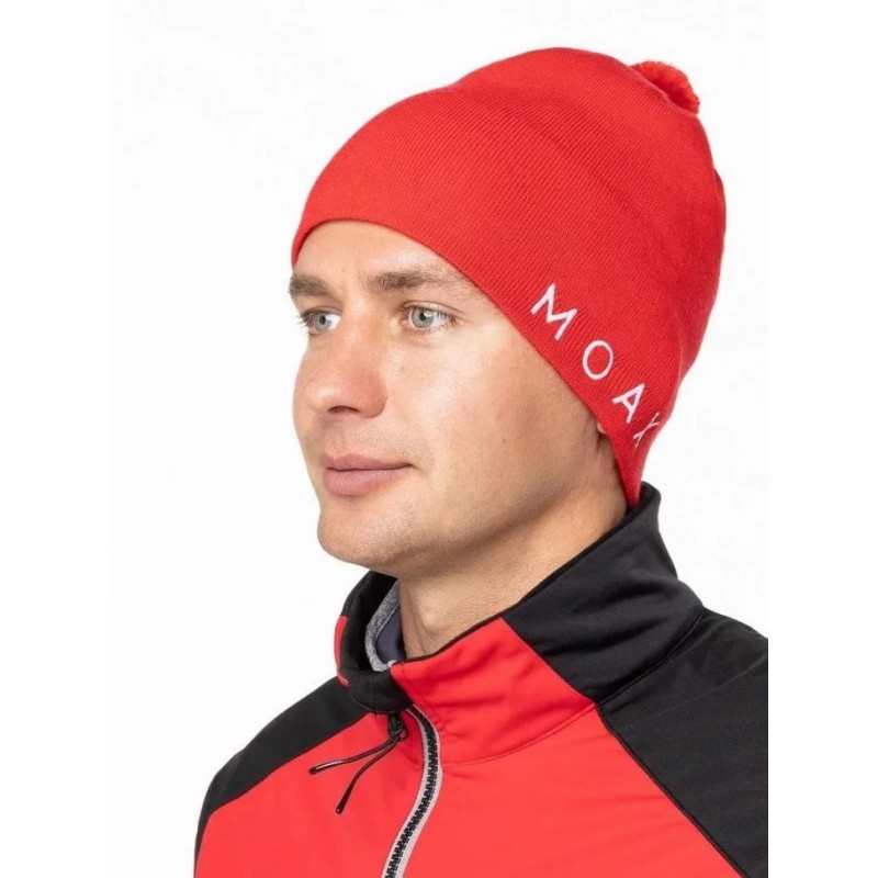 Шапка Moax Tradition Sport 23574M/90000, акрил, красный, размер 56