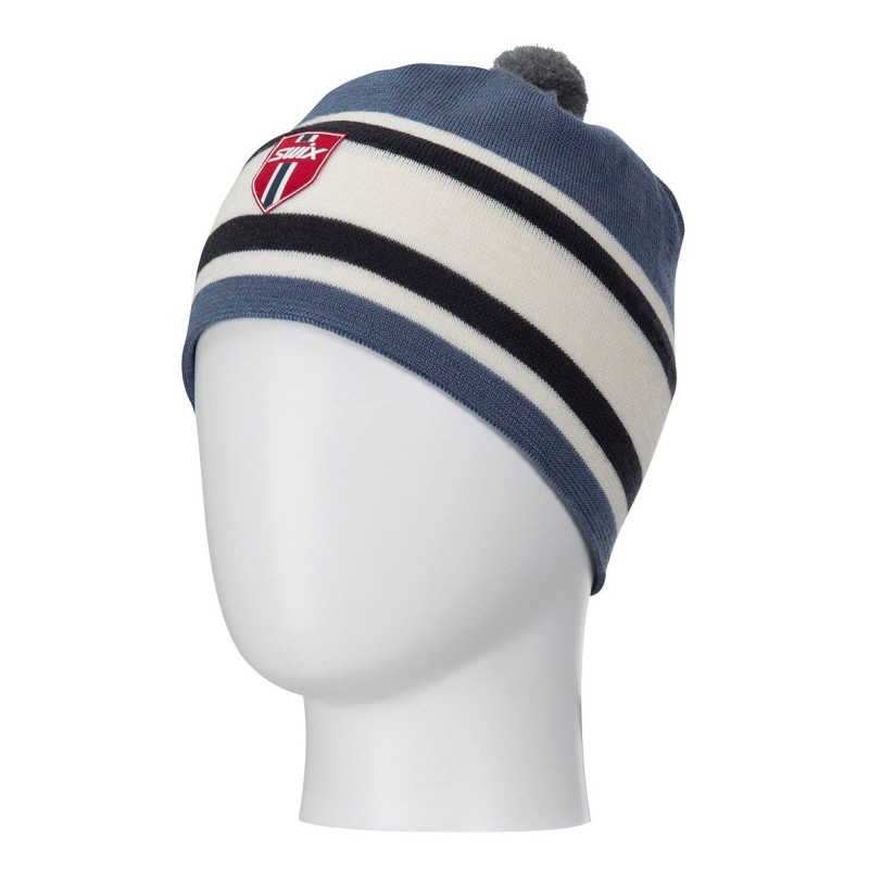 Шапка Swix Tradition Light, серый/голубой, размер - S-M