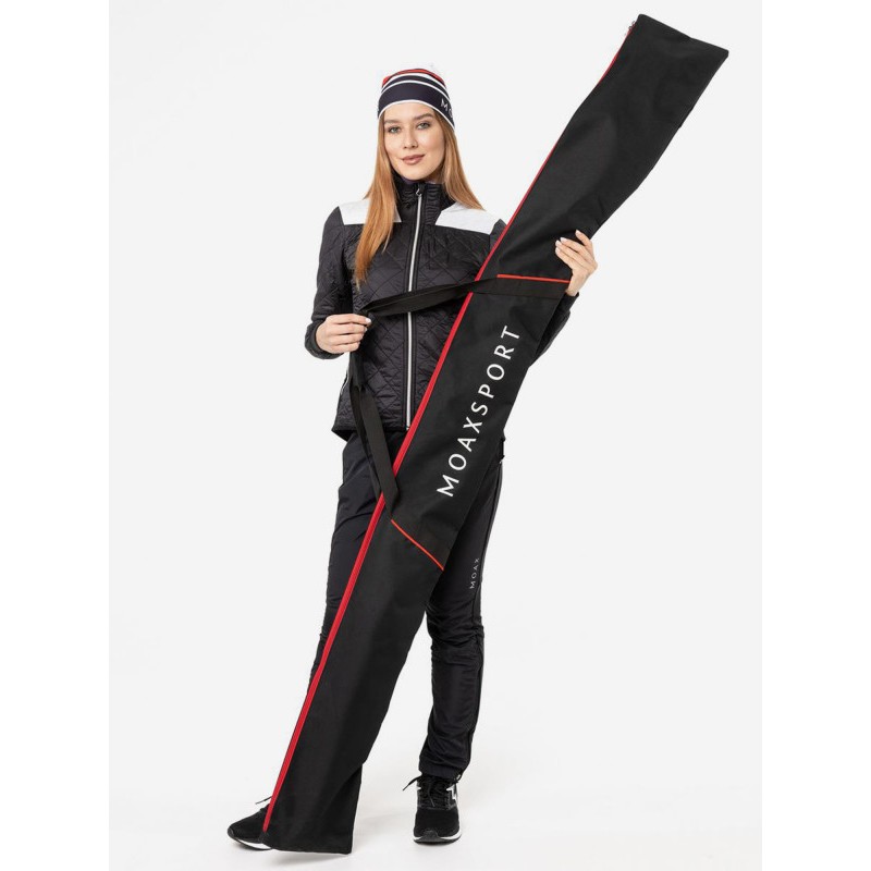 Чехол для лыж Moax Nordic на 2 пары, черный, 205 см