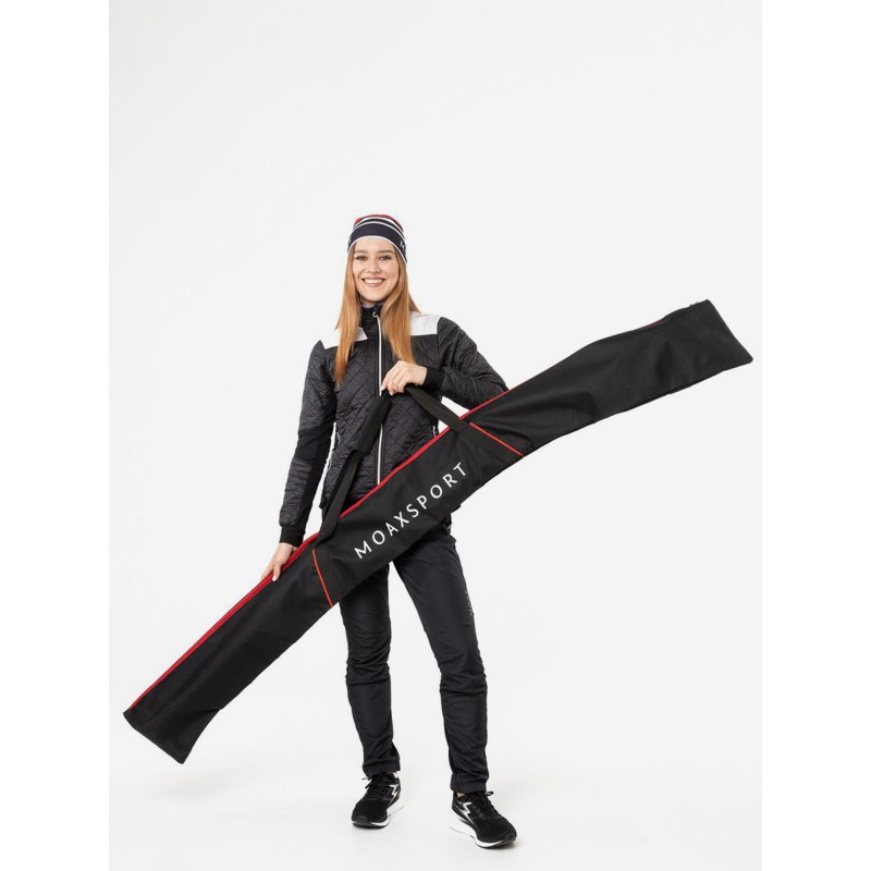 Чехол для лыж Moax Nordic на 2 пары, черный, 205 см