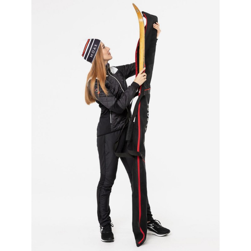 Чехол для лыж Moax Nordic на 2 пары, черный, 205 см