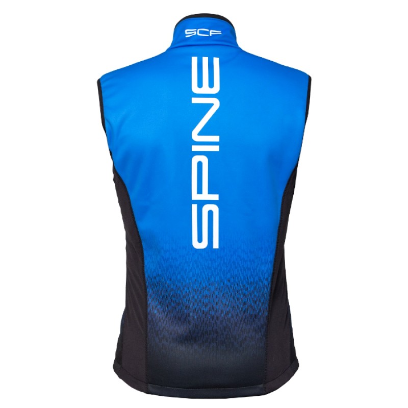 Жилет спортивный Spine Promo SCF, ткань Softshell, синий, размер 56