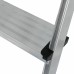 Стремянка Krause Globus 127259 алюминиевая, 1х4 ступени