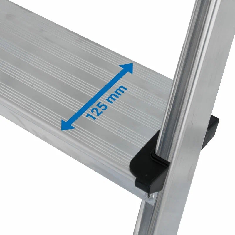 Стремянка Krause Globus 127259 алюминиевая, 1х4 ступени