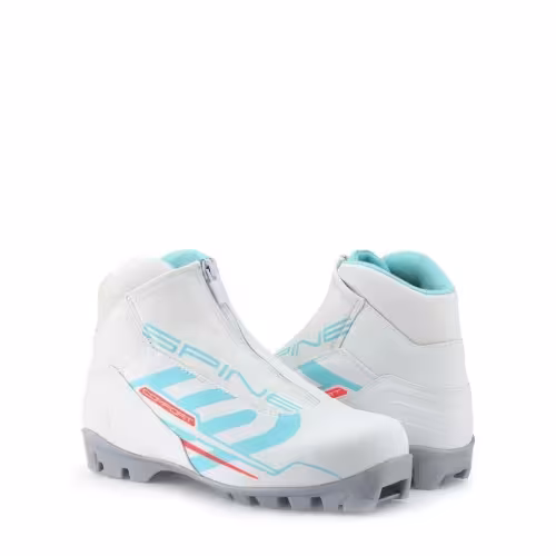Ботинки лыжные Spine Comfort 83/4 NNN, белый/бирюзовый, размер 37
