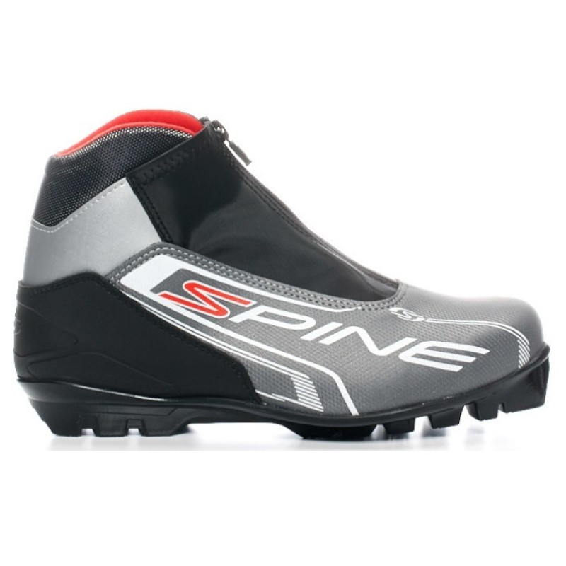 Ботинки лыжные Spine Comfort 83/7, NNN, серый/черный, размер 47