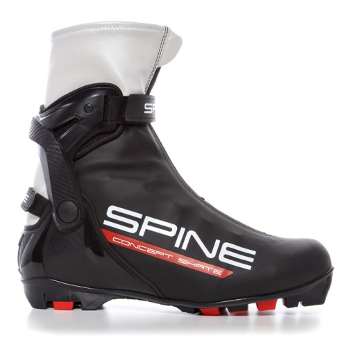 Ботинки лыжные Spine Concept Skate 296-22 NNN, черный/красный, размер 42