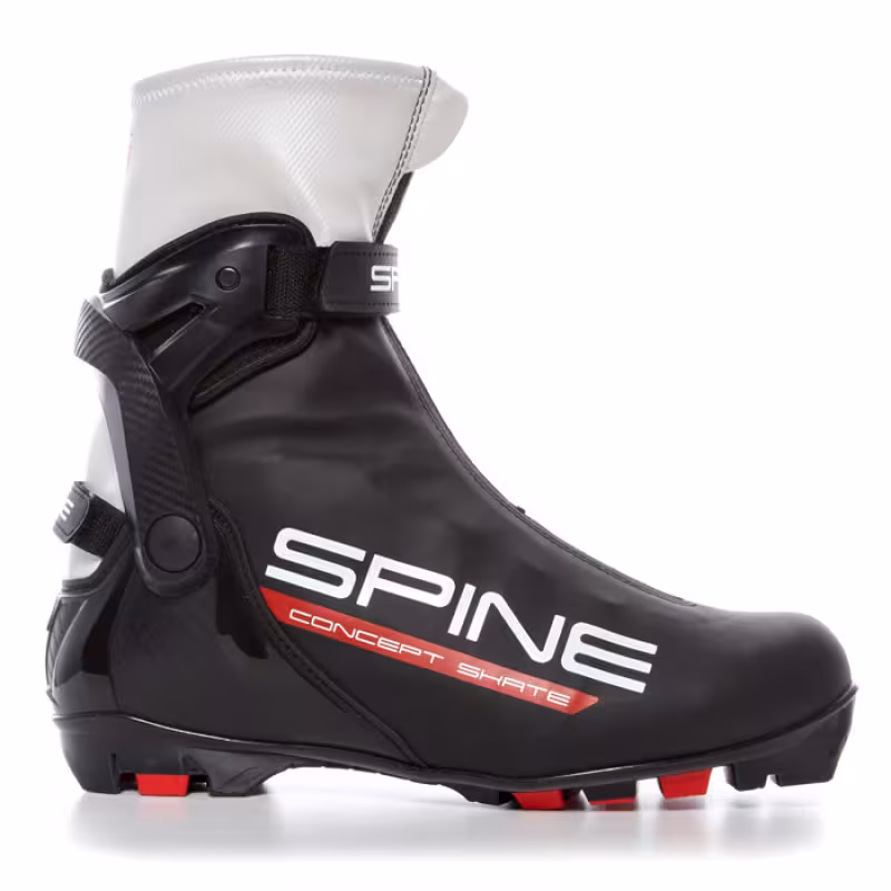 Ботинки лыжные Spine Concept Skate 296-22 NNN, черный/красный, размер 48