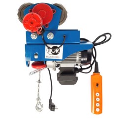Таль электрическая тросовая TOR 1041523, 0.25/0.5 т, 20/10 м