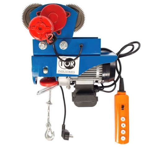 Таль электрическая тросовая TOR 1041523, 0.25/0.5 т, 20/10 м