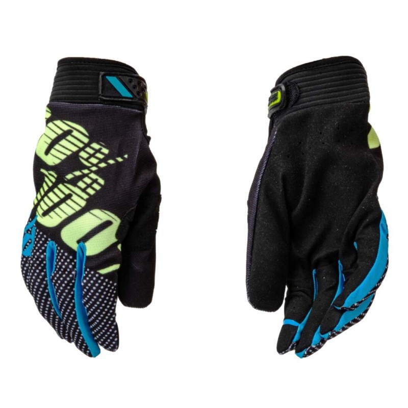 Мотоперчатки 100% #7, размер XL, черный