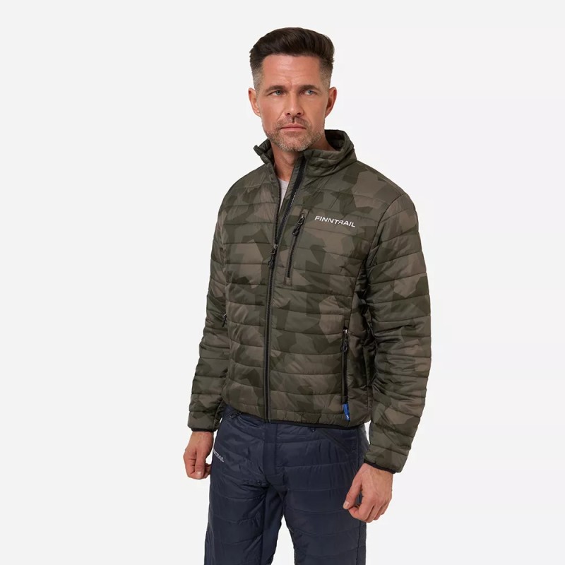 Куртка мужская Finntrail Master 1503 CamoShadowGreen, зеленый камуфляж, размер 58-60 (XXL), 185-195 см
