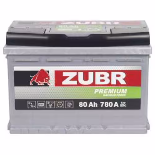Аккумулятор Zubr Premium ZP801 80Ah L+, 12V