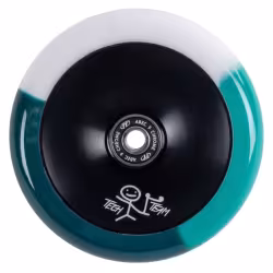 Колесо для самоката Tech Team Viola Emerald, 110 мм, бирюзовый/белый