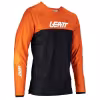 Джерси мужское Leatt Moto 4.5 Enduro Jersey Forge, полиэстер, черный/оранжевый, размер M