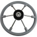 Штурвал Volanti Luis Leader Tanegum, серый, спицы серебряные, 360 мм