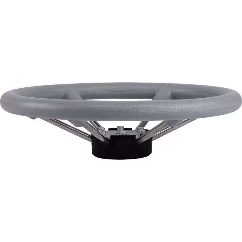 Штурвал Volanti Luis Leader Tanegum, серый, спицы серебряные, 360 мм