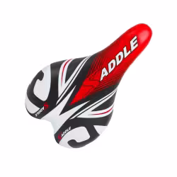 Седло велосипедное детское Trix HF-AZ-5593 BMX Style , 230x145 мм, черный/красный