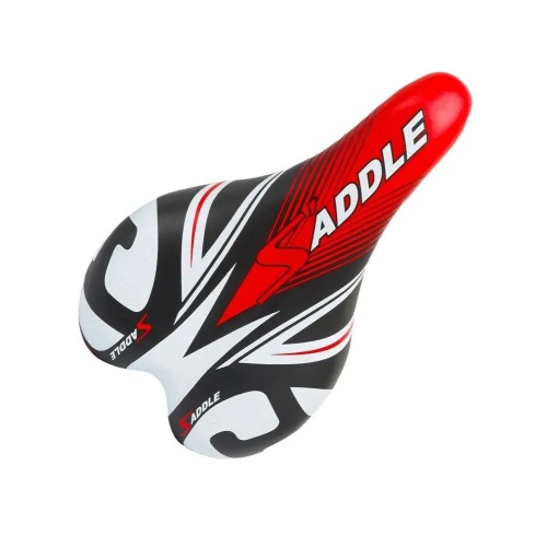 Седло велосипедное детское Trix HF-AZ-5593 BMX Style , 230x145 мм, черный/красный