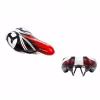 Седло велосипедное детское Trix HF-AZ-5593 BMX Style , 230x145 мм, черный/красный
