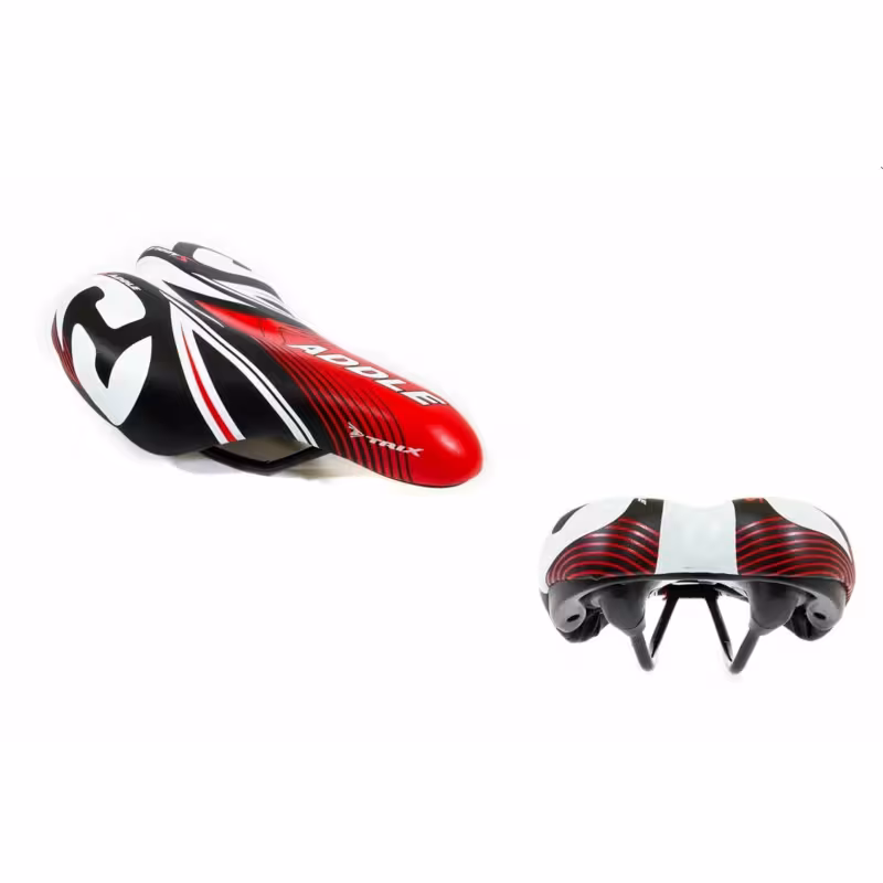 Седло велосипедное детское Trix HF-AZ-5593 BMX Style , 230x145 мм, черный/красный