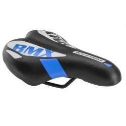 Седло велосипедное детское Trix HF-AZ-5593 BMX Style, 230x145 мм, черный/синий