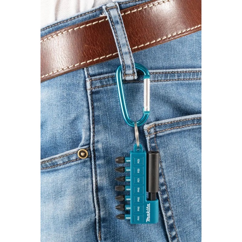 Набор ударных бит Makita E-11994, 8 предметов+магнитный держатель