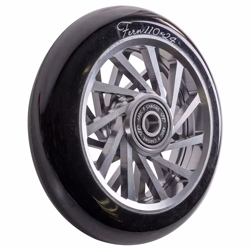 Колесо для самоката Tech Team Fern black, 110 мм, черный