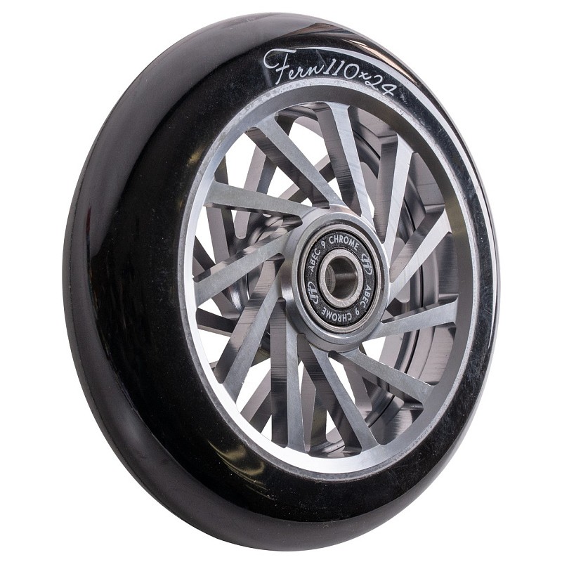 Колесо для самоката Tech Team Fern black, 110 мм, черный