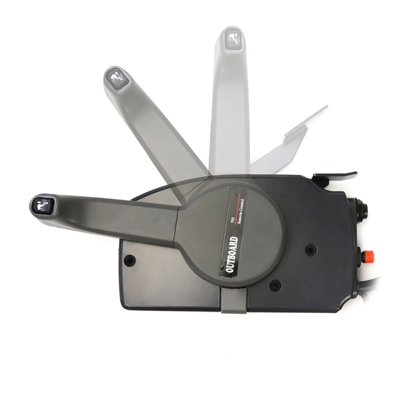 Контроллер газа-реверса Skipper для Yamaha-703 тянет газ, с кнопкой гидроподъема 10 пинов