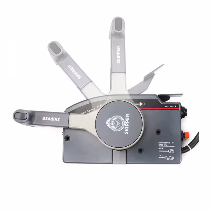 Контроллер газа-реверса Skipper для Yamaha-703 тянет газ, без кнопки гидроподъема 7 пинов