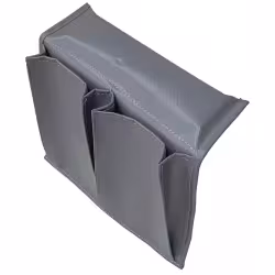 Карман с двумя отсеками на ликтрос, серый