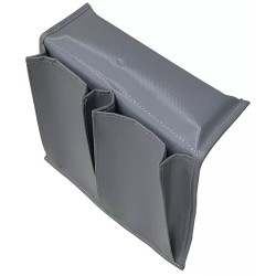 Карман с двумя отсеками на ликтрос, серый