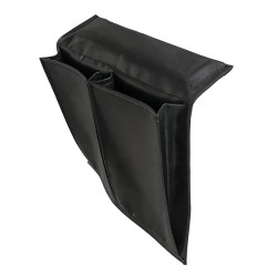 Карман с двумя отсеками на ликтрос, черный