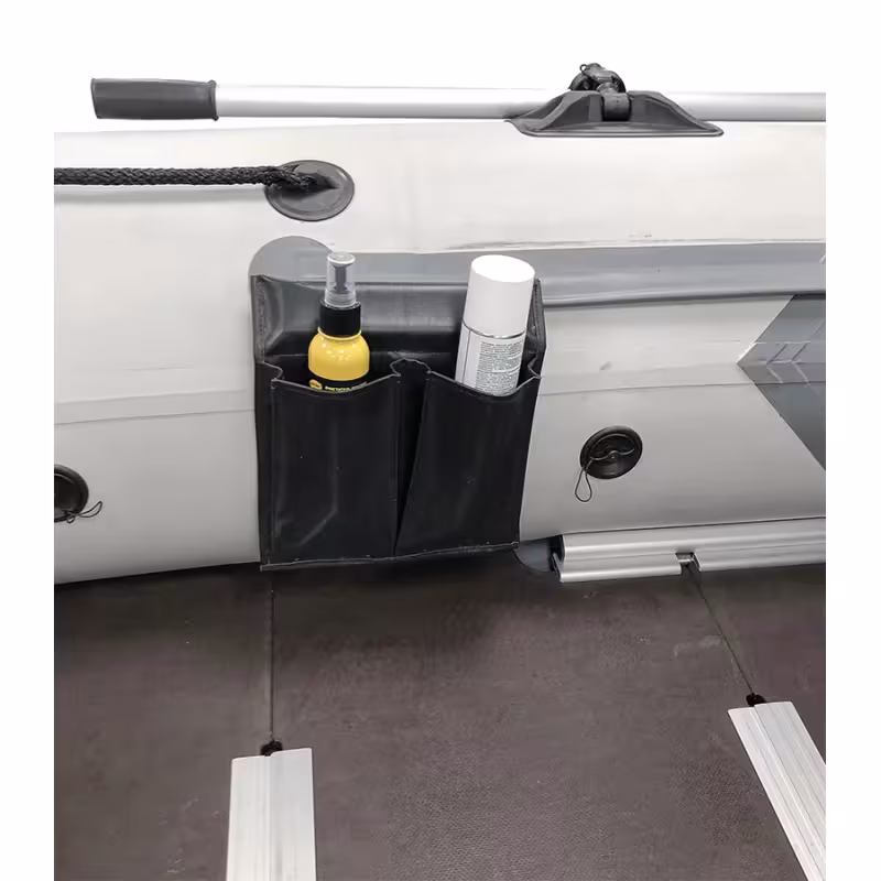 Карман с двумя отсеками на ликтрос, черный