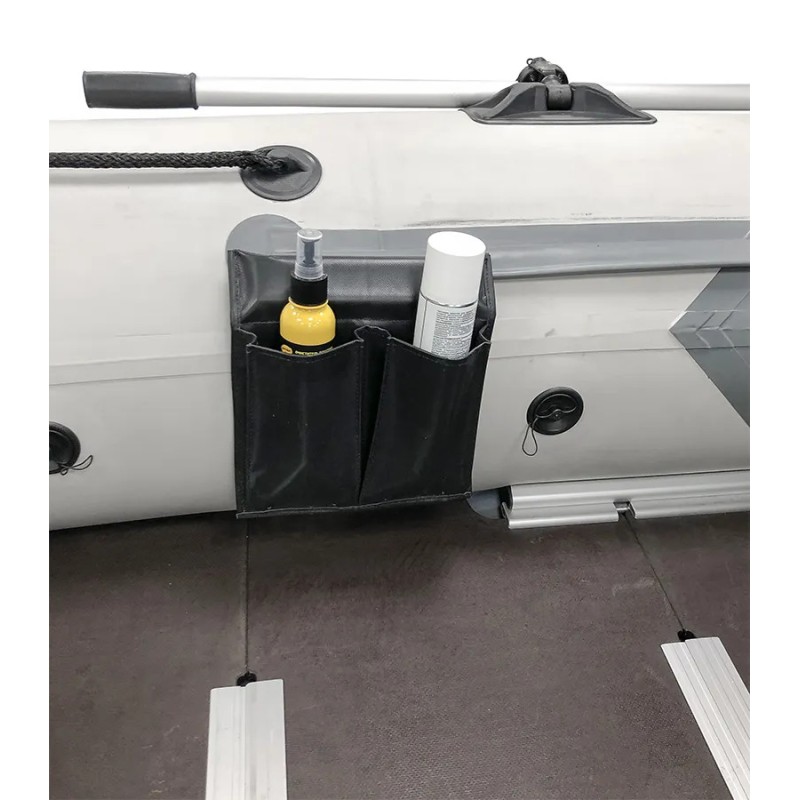 Карман с двумя отсеками на ликтрос, черный